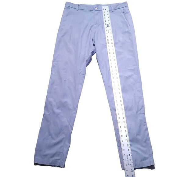 Lululemon Commission Pant Classic *Qwick Chino 34" Horn Gray Men’s  M5414S - Picture 14 of 15